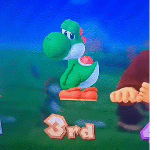 Yoshi throwing it back melancholy style
